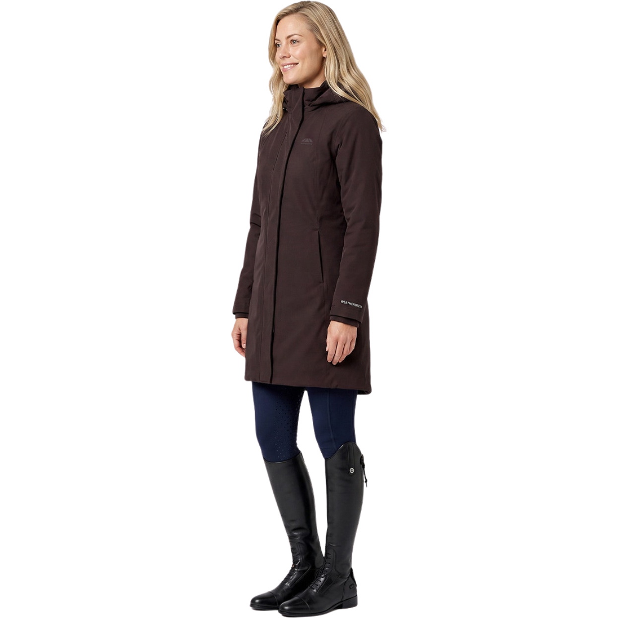 2026 WeatherBeeta Femmes Protect Étanche Isolé Veste De Conduite Longue 1031368 - Espresso